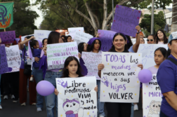 Women marched March 8 to support survivors of violence